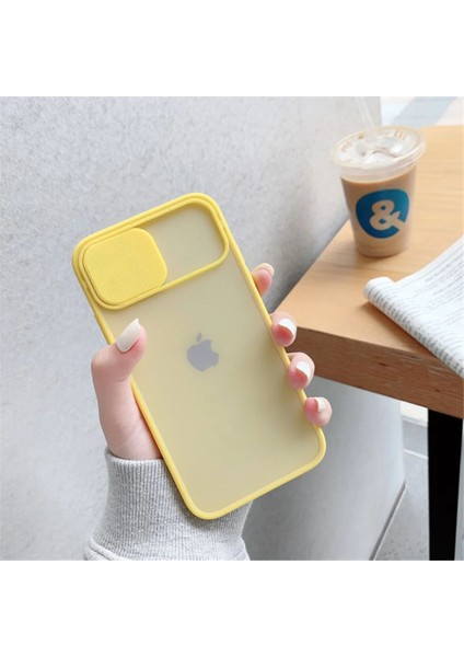 Apple iPhone 11 Uyumlu Kılıf Kamera Kapaklı Lens Korumalı Mat Arka Kenarları Renkli Kılıf fiyatları