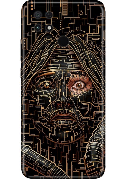 Xiaomi Poco C40 Kılıf Silikon Moderna Desenli Çığlık Kod