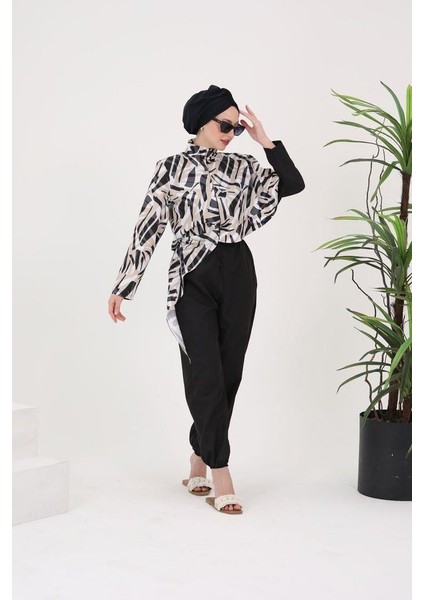 Arabic Desen Tasarım Tesettür Paraşüt Kumaş Tulum Mayo