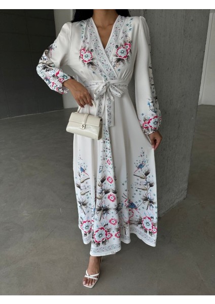 Ithal Babel Kumaş Elbise(Kuşak Dahildir) fiyatları