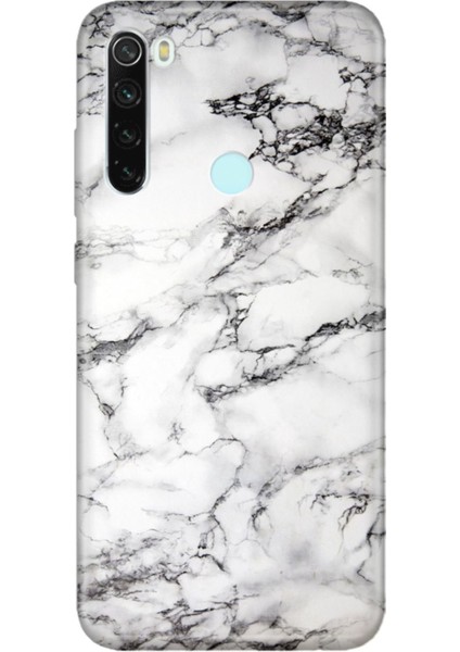 Xiaomi Redmi Note 8 Kılıf Desenli Resimli Hd Silikon Telefon Kabı Kapak - Banyo Mermer