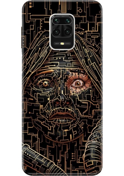 Xiaomi Redmi Note 9s Kılıf Desenli Resimli Hd Silikon Telefon Kabı Kapak - Çığlık Kod