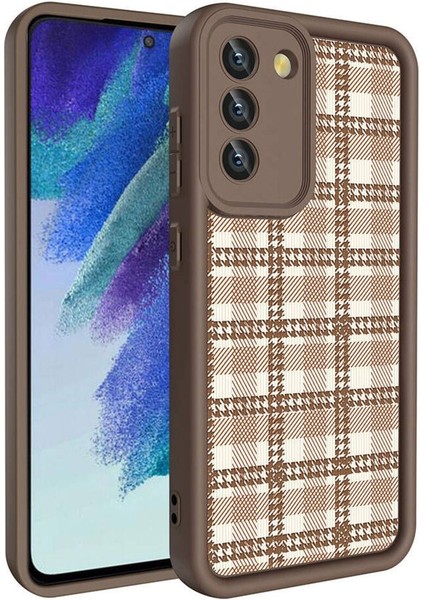 Samsung Galaxy S21 Fe Dayanıklı Malzeme & Tam Koruma Kılıf Kamera Korumalı Baskılı Arka Yüzey