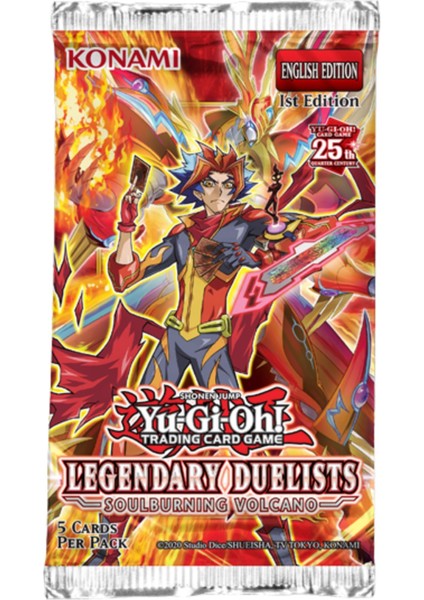 Ygo! Tcg LD10 Soulburning Volcano Booster Display Cards Oyun Kartları
