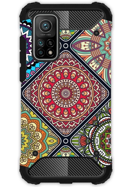 Xiaomi Mi 10T Pro 5g Kılıf Desenli Antishock Crash Kapak - Mvp Mandala