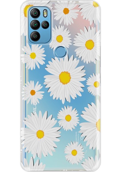 General Mobile Gm 21 Pro Kılıf Desenli Trend Silikon Kapak - Papatya