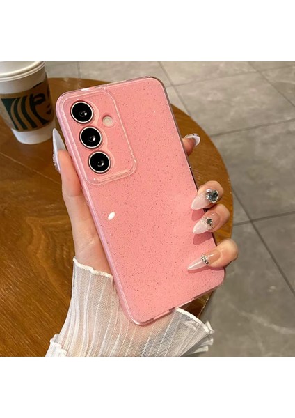 Samsung Galaxy A16 Uyumlu Kamera Korumalı Parlak ve Sımlı Shıny Fashıon Sert Sılıkon Kılıf