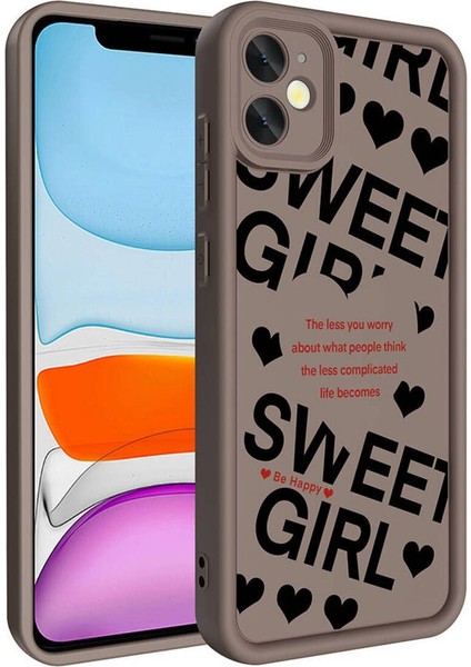 Apple iPhone 11 Dayanıklı Malzeme & Tam Koruma Kılıf Kamera Korumalı Baskılı Arka Yüzey