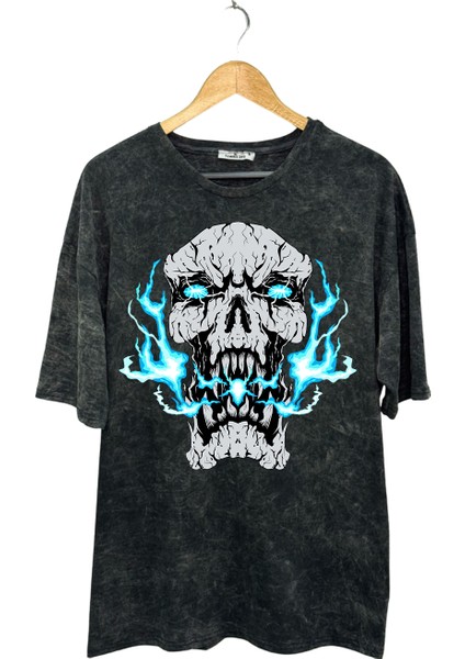 Metal Kurukafa Pamuklu T-Shirt