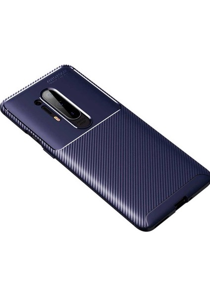 One Plus 8 Pro Kılıf Karbon Fiber Görünümlü Ultra Ince Carbon Case