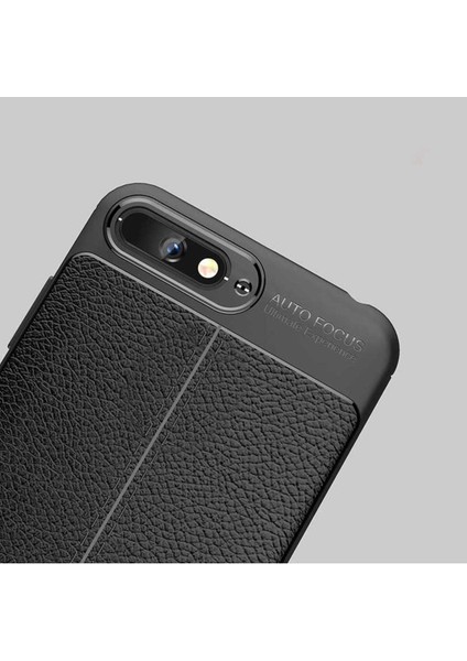 Huawei Y6 2018 Uyumlu Deri Görünümlü Kılıf indirimleri
