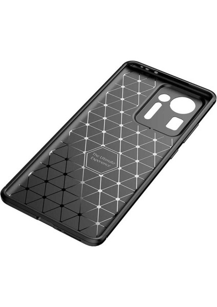 Xiaomi Mi Mix 4 Kılıf Karbon Fiber Görünümlü Ultra Ince Carbon Case