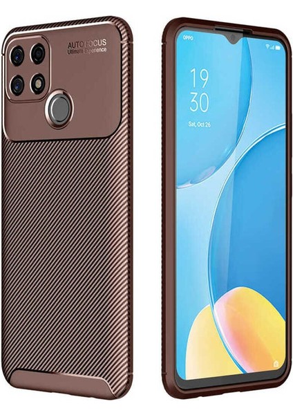 Oppo A15S Kılıf Karbon Fiber Görünümlü Ultra Ince Carbon Case fiyatları