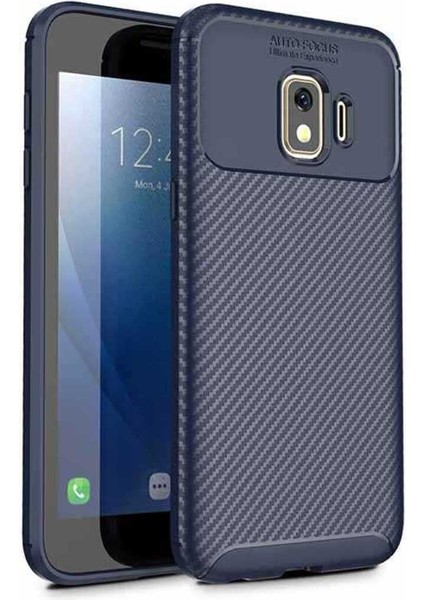 Samsung Galaxy J2 Core Kılıf Karbon Fiber Görünümlü Ultra Ince Carbon Case