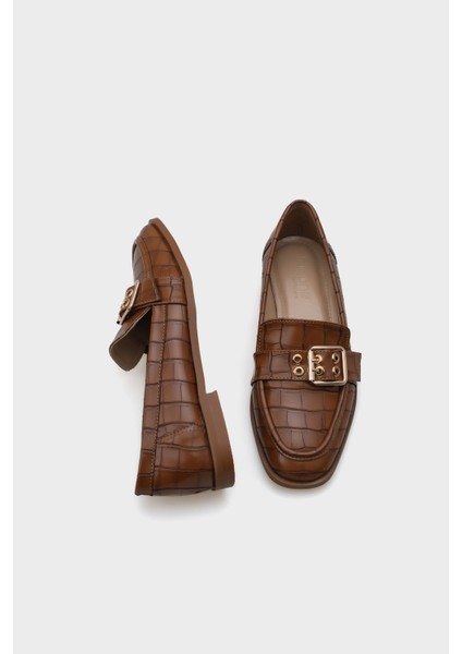 Metal Tokalı Kadın Loafer Ayakkabı indirimleri