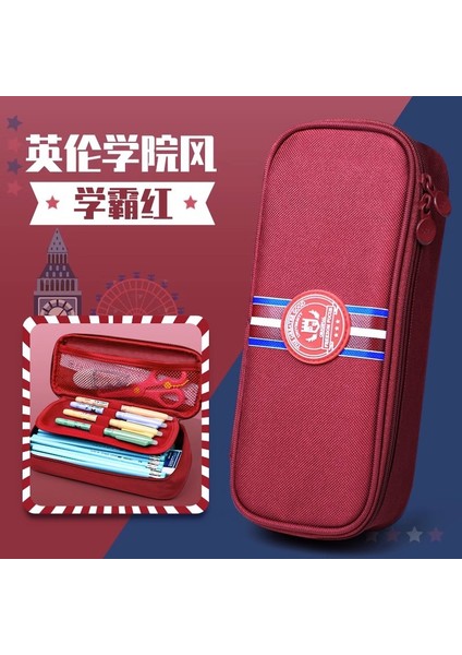 Büyük Kapasiteli Kalem Kutusu, Kalınlaştırılmış Kalem Kutusu, Oxford Kumaş Kırtasiye Kutusu (Yurt Dışından)