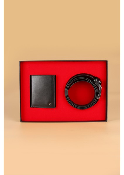 -Set 2- % 100 Hakiki Deri Özel Hediye Kutulu Damat Kemer Cüzdan Çeyiz Seti modelleri