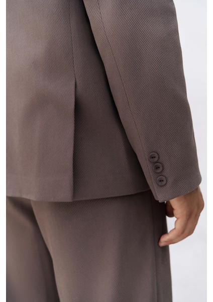 Ayyubay Kahve Erkek Blazer Ceket
