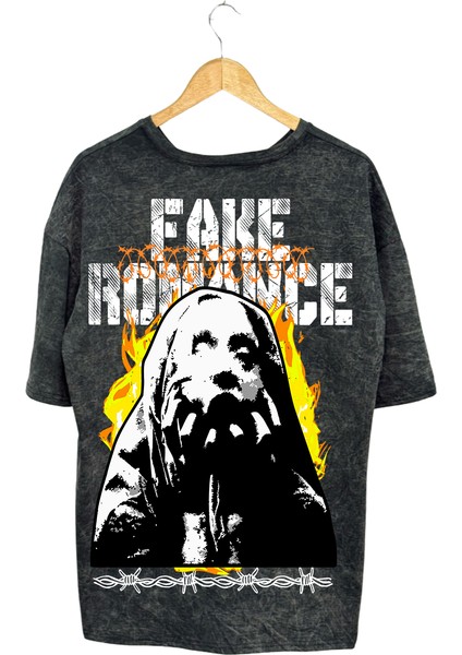 Fake Romance Pamuklu T-Shirt