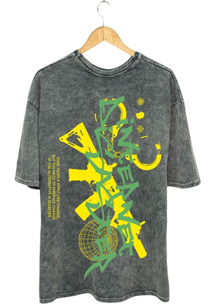 Silah Graffiti Pamuklu T-Shirt