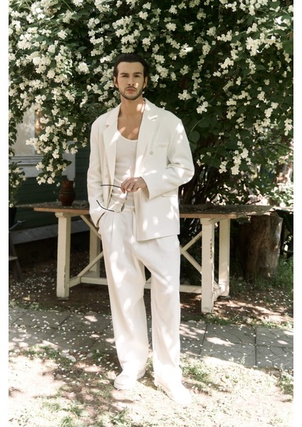 Ayyubay Ekru Erkek Blazer Ceket modelleri