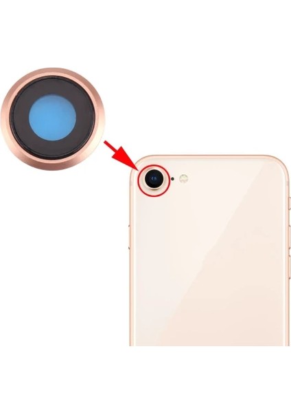 Iphone 8 Kamera Lens Kapak FULL-(5775) - NTR8536-3651