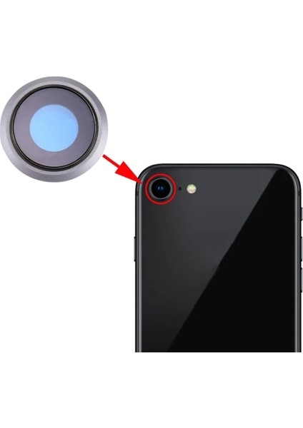 Iphone 8 Kamera Lens Kapak FULL-(5775) - NTR8536-3651