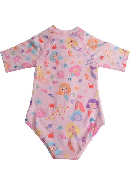 Uv Güneş Korumalı Upf 50 Bebek Çocuk Mayosu Mermaid Magic fiyatları