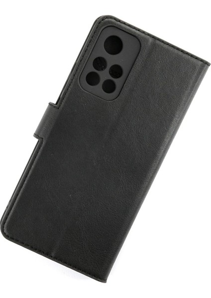 Xiaomi Redmi Note 11T Kılıf Trend S Plus Kapaklı Kılıf - Siyah Svlrs
