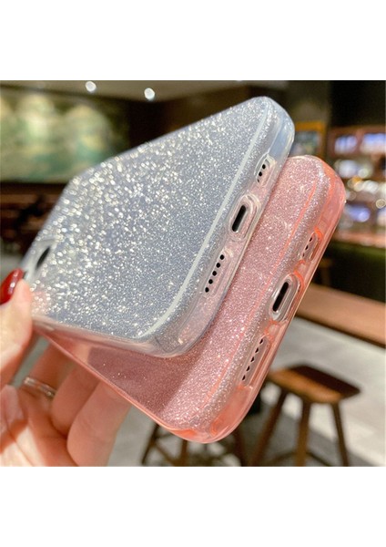 Iphone 11 Uyumlu Darbe Karşıtı Mat Simli Görünüm Sert Silikon