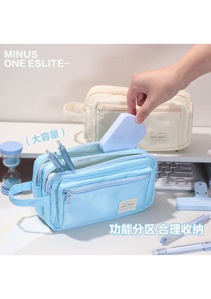 Büyük Kapasiteli Basit Kalem Kutusu Yeni Kalem Kutusu Kadın Ilkokul Öğrencisi Ortaokul Öğrencisi Lise Kalem Kutusu Ins (Yurt Dışından)