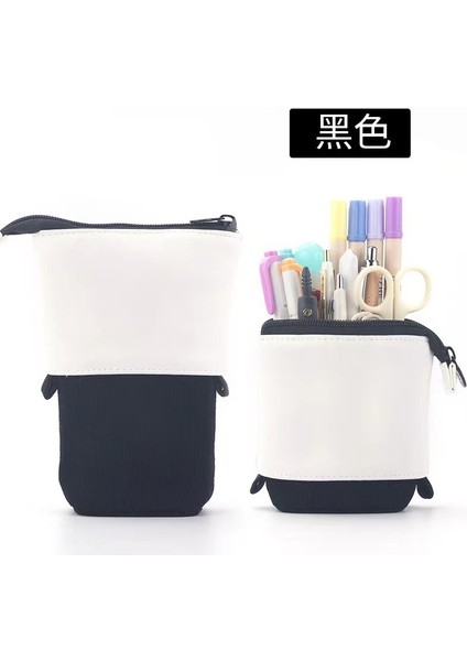 Çok Fonksiyonlu Yaratıcı Kalem Kutusu Sevimli Basit Düz Renk (Yurt Dışından)