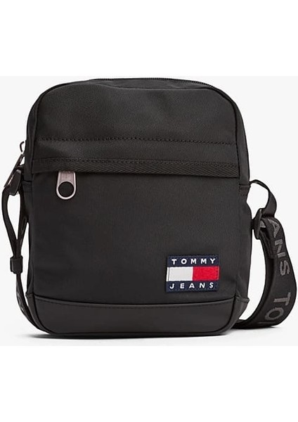 Erkek Günlük Çapraz Askılı Çanta - Siyah