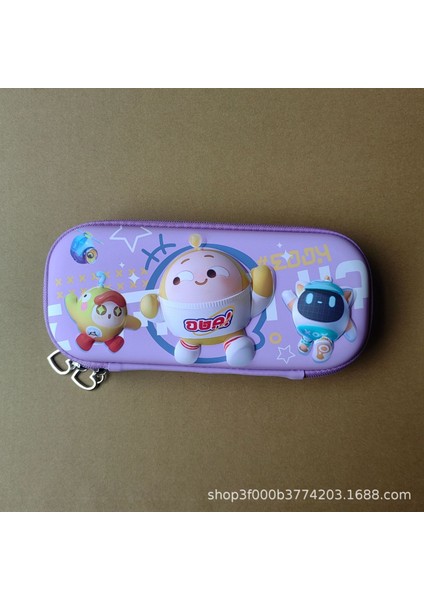 Eggboy Parti Kırtasiye Kutusu Büyük Kapasiteli Karikatür Öğrenci Kalem Kutusu 3D (Yurt Dışından)