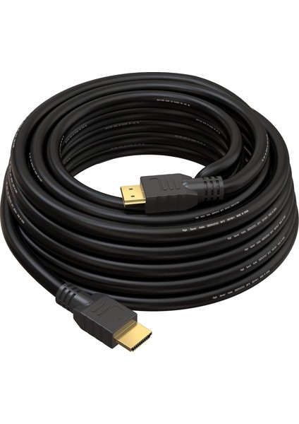 HDMI Kablo 10 Metre – 1080p Full HD, Siyah Renk, Altın Uçlu Uzun Mesafe TV Bağlantı Kablosu fiyatları