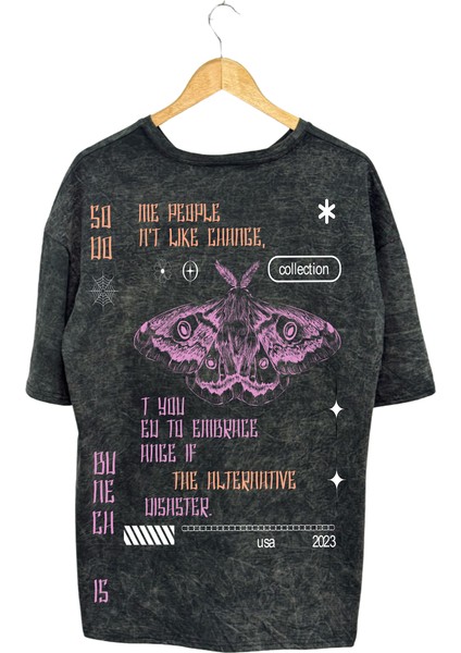 Kelebek Pamuklu T-Shirt