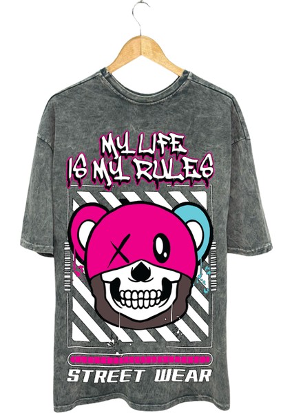 Streat Bear Pamuklu T-Shirt