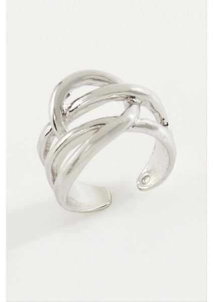 Oval Metal Yüzük
