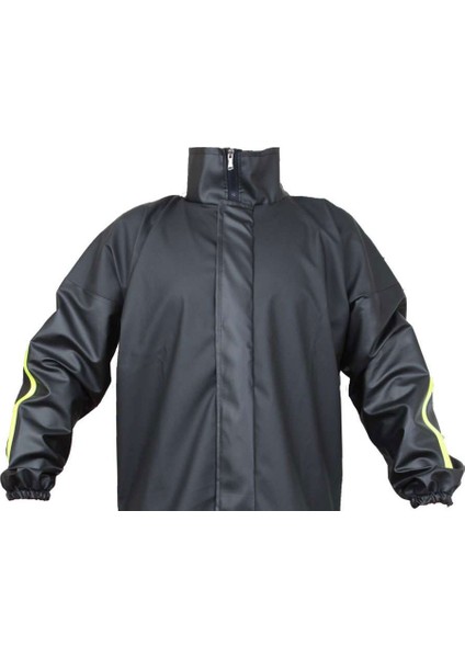 Motorcu Yağmurluk Pvc Alt Üst Takım %100 Su Geçirmez Garantili Esnek Garantilireflektörlü