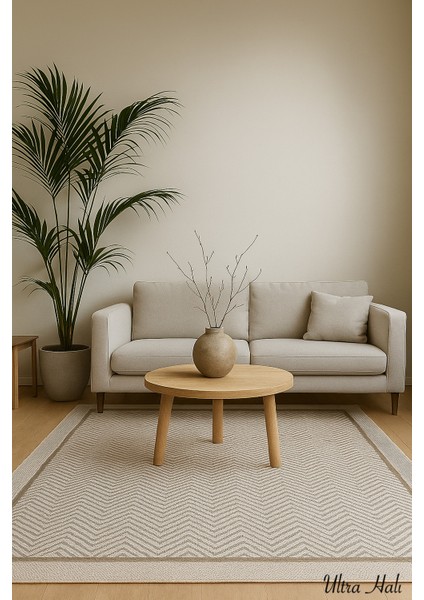 Jüt Sisal Desenli Makina Halısı