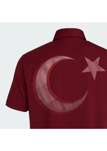 Turkiye Polo M Türkiye Erkek Antrenman Polo Tişörtü JG0919 Kırmızı fırsatları
