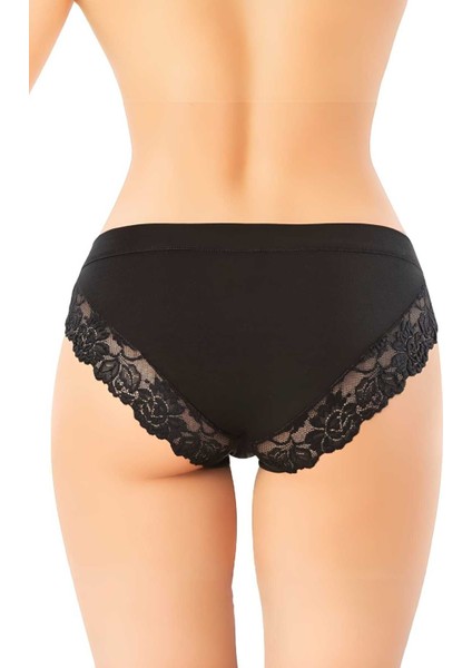 Kadın 6'lı Modal Kumaş Dantel Detaylı Bikini Külot fırsatları