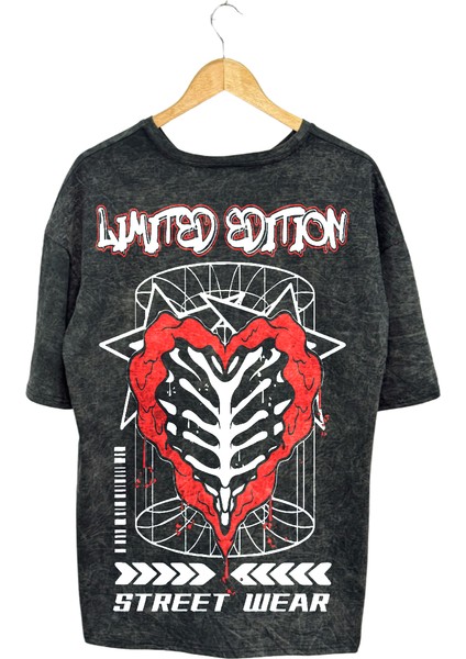 Kafes Kalp Pamuklu T-Shirt