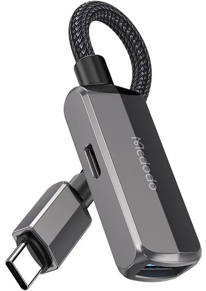 CA-2830 2'si 1 Arada Otg Usb-C - Usb-C+Usb-A3.0 Dönüştürücü