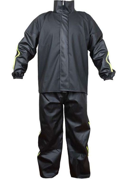 Motorcu Yağmurluk Pvc Alt Üst Takım %100 Su Geçirmez Garantili Esnek Garantilireflektörlü