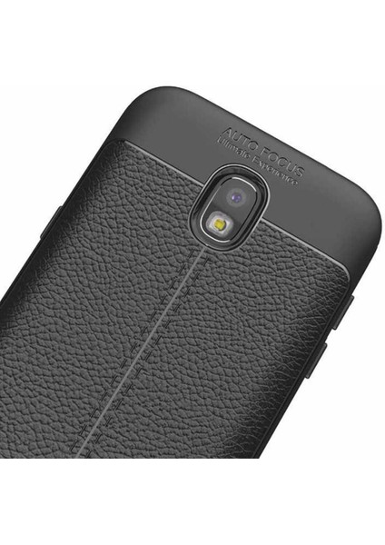Samsung Galaxy J530 Pro Uyumlu Deri Görünümlü Kılıf