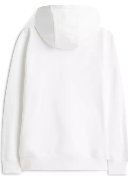 Erkek Essential Terry Kapüşonlu Sweatshirt - Beyaz fiyatları