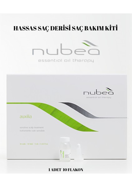 Nubeà Auxilia Hassas Saç Derisi Bakım Kiti 10X9ML - 10 Flakon
