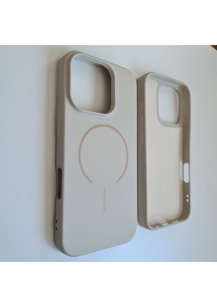 iPhone 16 Pro (6.3inc) Magsafe ile Uyumlu Yumuşak Soft Mükemmel Manyetik Esnek Silikon Kılıf fiyatları