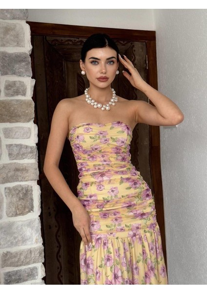 Talia Straplez Elbise